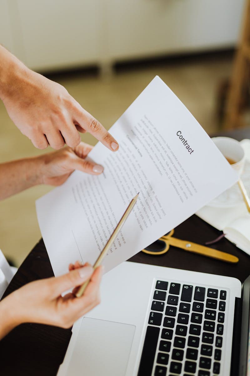 Commercial contracts written to support the deal.